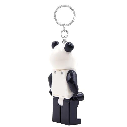 LEGO Minifigure - Large 3-inch Tall Figure Keychain Light - Panda Guy (