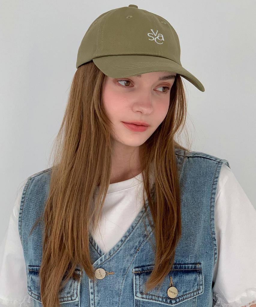 Baseukala Vasc Logo Stitch Embroidered Ball Cap Khaki