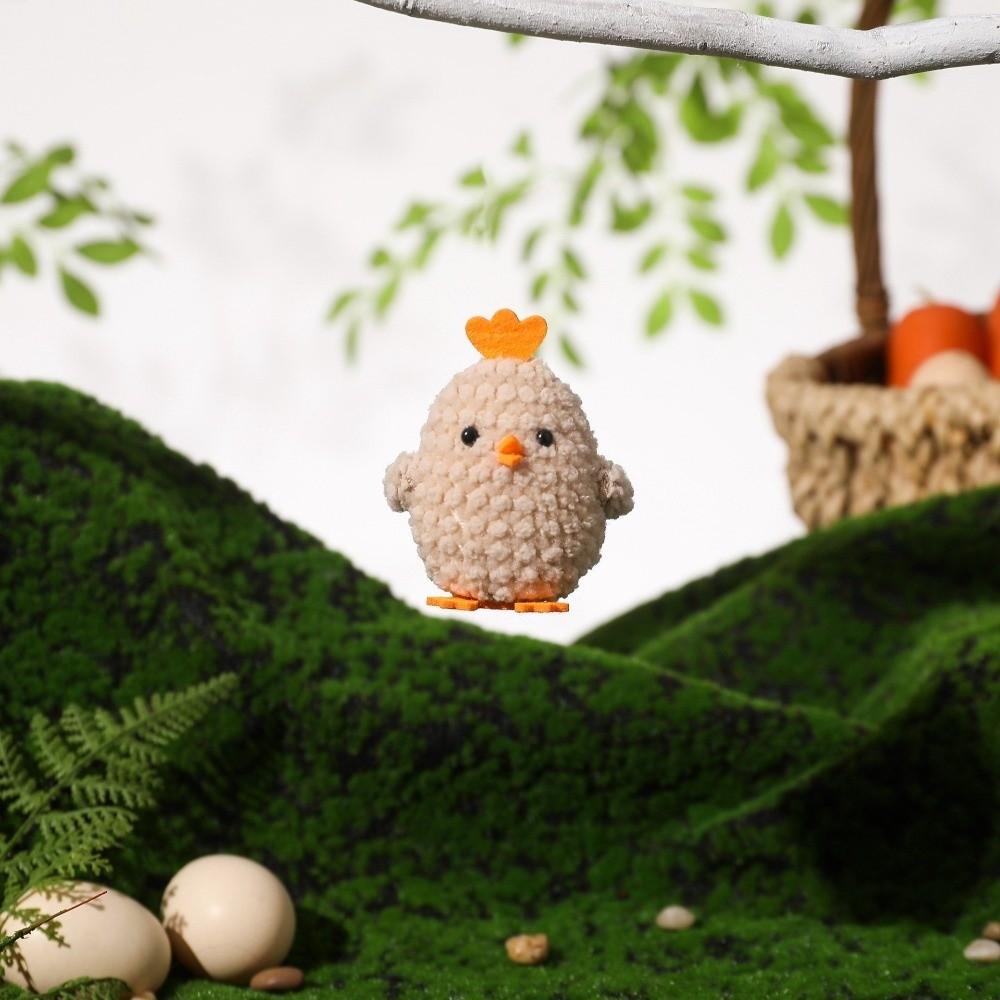 Colorful Easter Chick Decoration Cute Chick Figurine Animal Pendant  Birthday Gifts