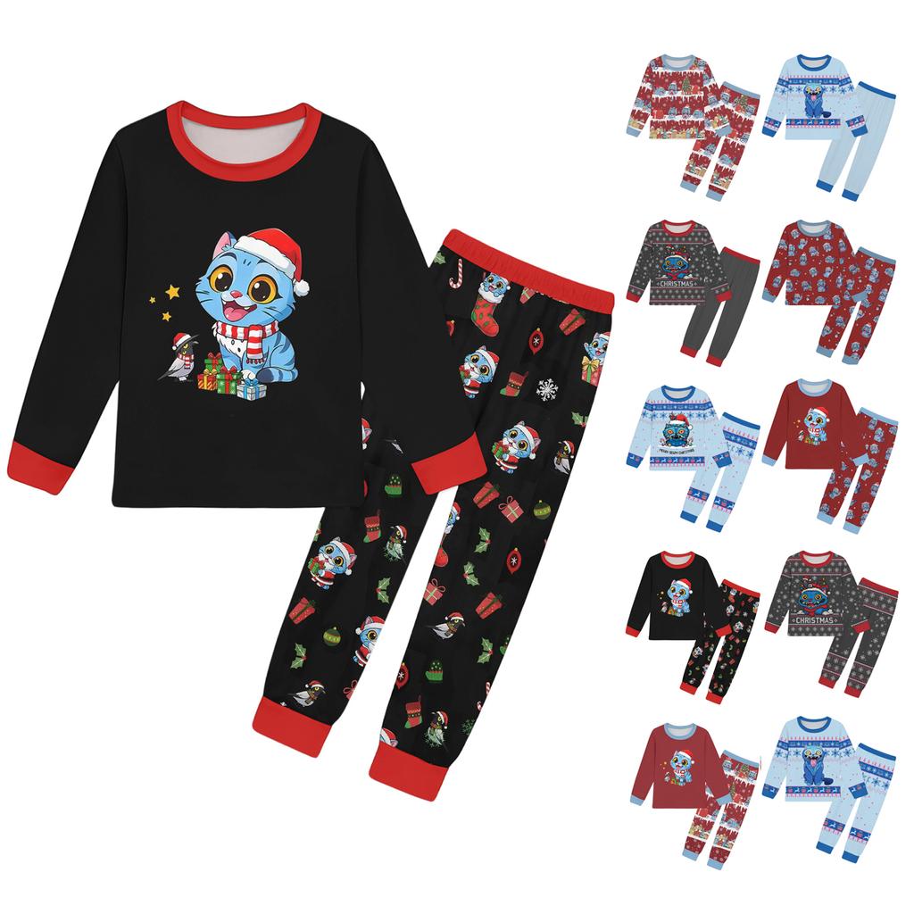 Girls Pants Set Kids Tee Shirt 2PCS Long Sleeve Cartoon Clothing Outfit
