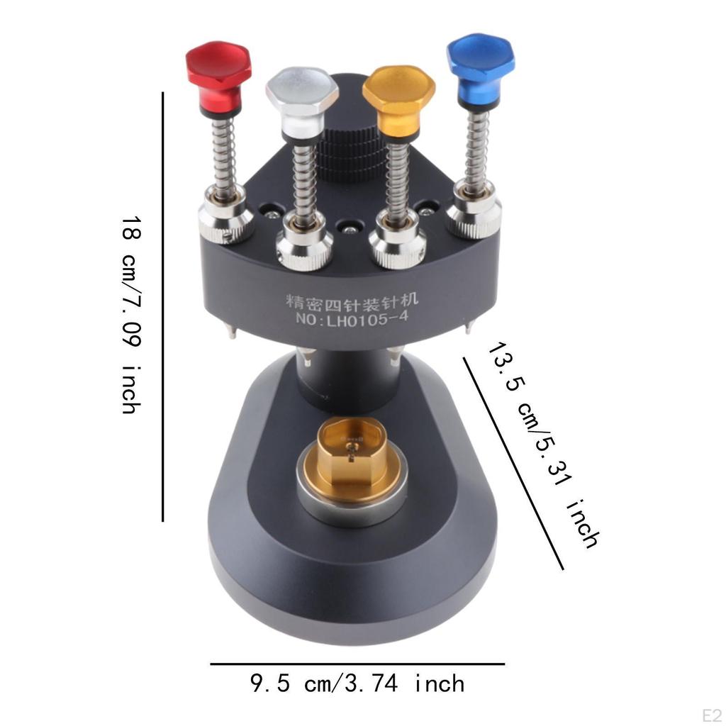 Watch Hand Presser Tool Fitting 4 Pins Pin Loader Convenient Compact Setter