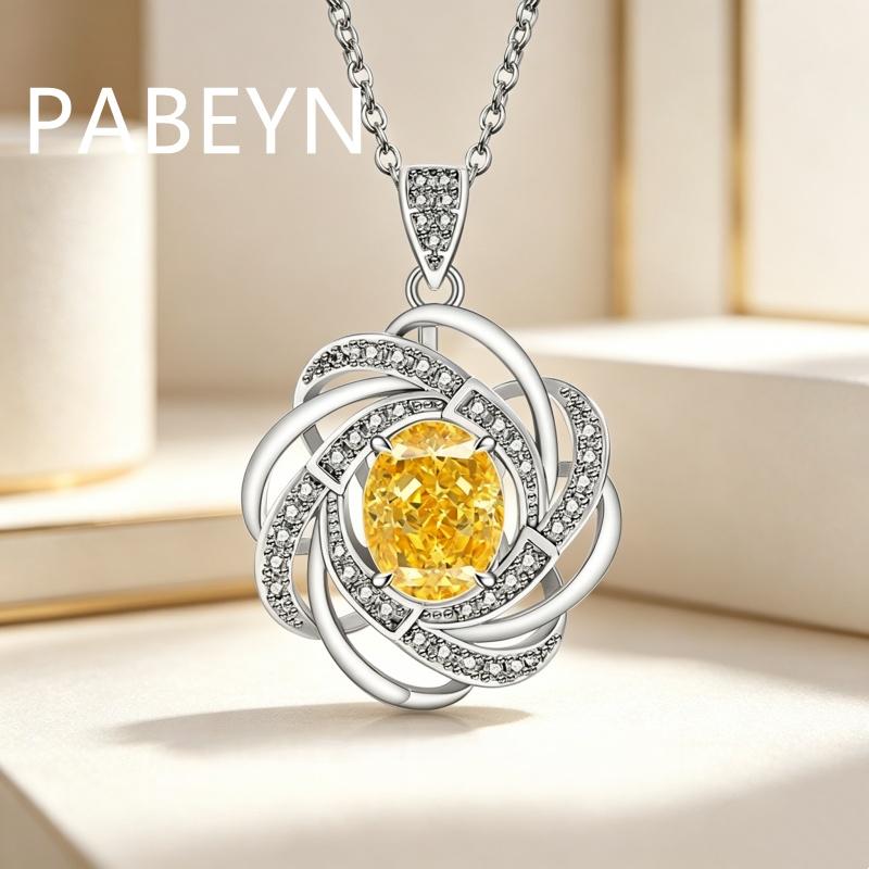 925 Sterling Silver Fashion Light Luxury Ice Flower Cut Zircon Cosmic Star Necklace Birthday Party Anniversary Gift