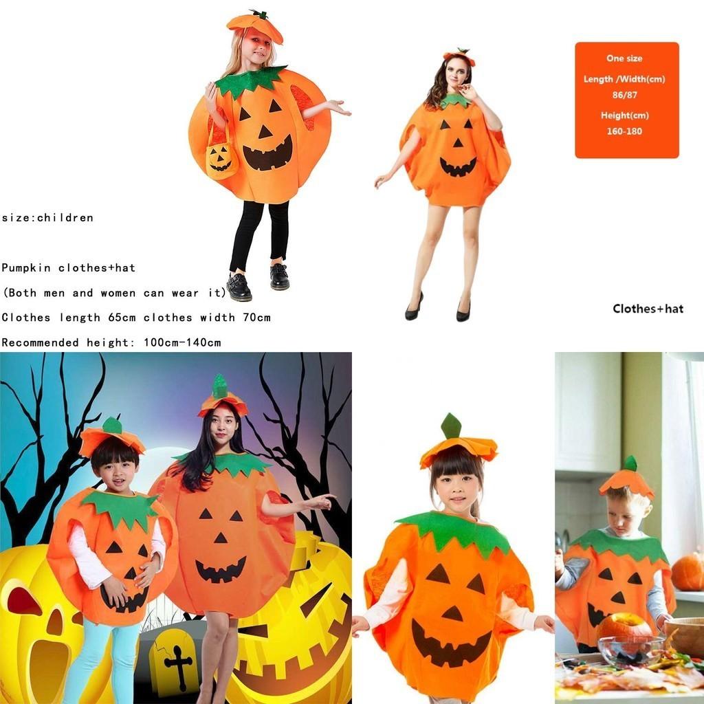 Unique Handmade Pumpkin Costume Set For Halloween And Cosplay
