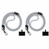 2 Pcs 10MM Phone Lanyard Adjustable Strap Crossbody Lanyard Durable Cell Phone Lanyard  Phone Case