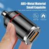 12-24V Dual Ports Car Charger Automatic Pull Ring PD+USB Fast Charging Type-C QC3.0 Car Charger Auto Cigarette Lighter Adapter