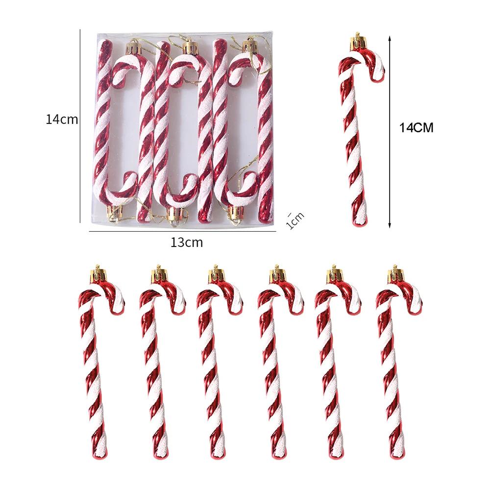 Gold Candy Cane Pine Cones Candy Cane Decorations Hanging Christmas Tree Mint Christmas Home Decoration New Xmas Tree Ornament