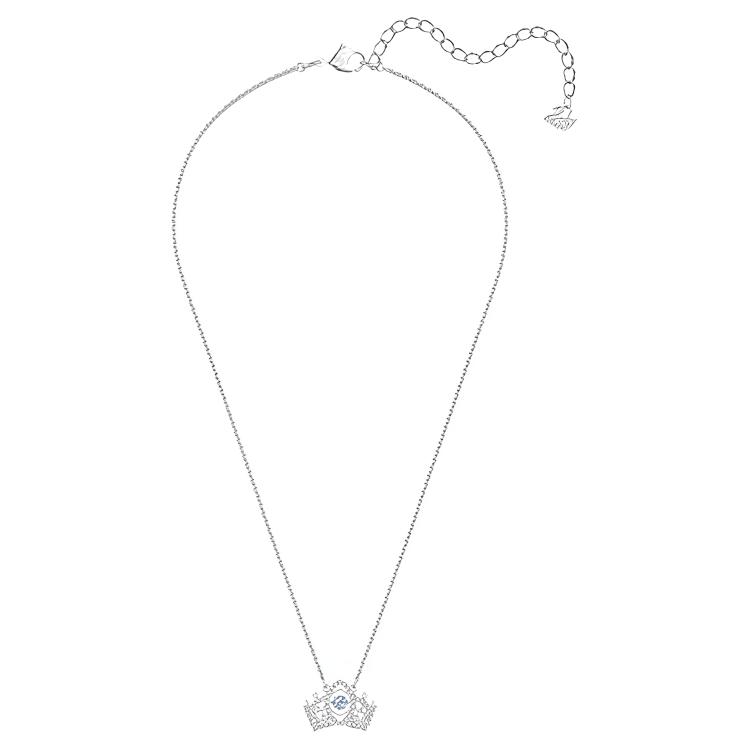 Swarovski Bee A Queen Luxury Plated White Gold Crown Necklace Women Necklace 5501080