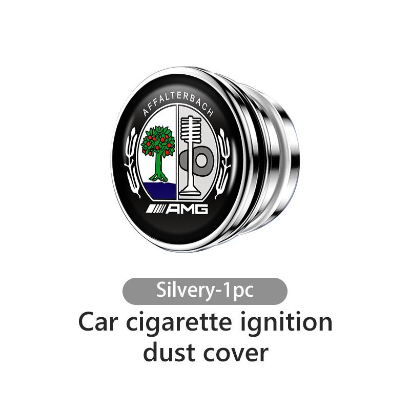 Alloy Socket Dust Cover Lighter Plug Car Cigarette Lighter Cap For Mercedes Benz AMG A B C E S G Class A180 CLK CLA GLE GLC W212