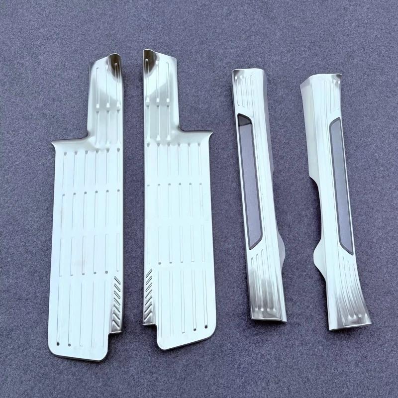 For Toyota Grand Highlander 2024 2025 inner Stainless Steel Door Sill Scuff Plate Door Welcome Pedal Threshold Bar Cover sticker