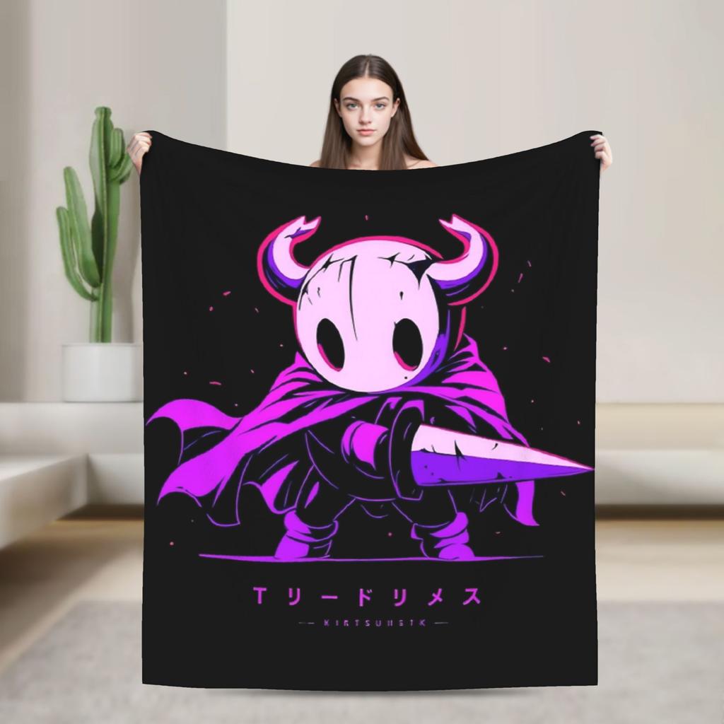 Hollow Knight Flísové Deky Akční Dobrodružství Úžasné Přehozy na Domácnost 125*100cm Kus Koberce