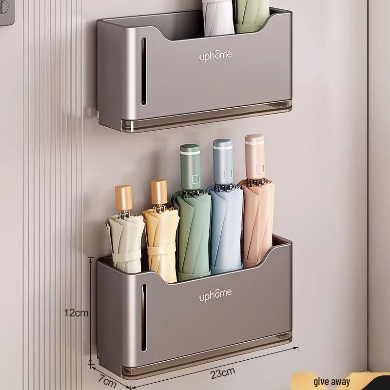 Magnetic Umbrella Stand with Drip Tray