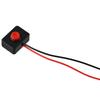 2pcs switch 12V Mini Momentary Switch 24V Car Modification Push Button Surface Mount Easy to Install Switch With Adhesive Car