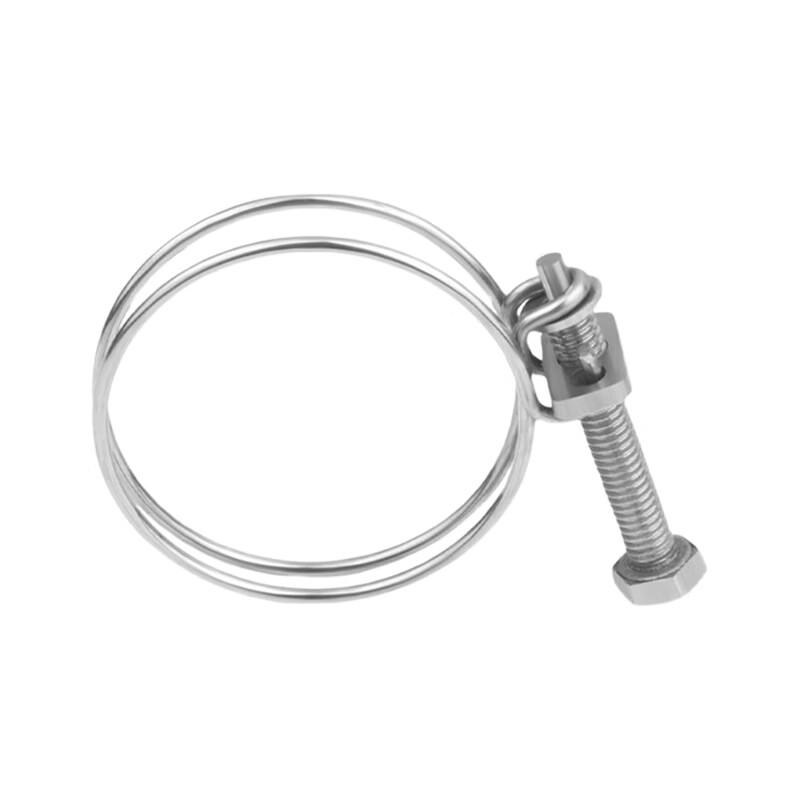 Yumao 201 Stainless Steel Double Wire Hose Clamp