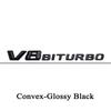 3D ABS Buchstaben Autoaufkleber Kotflügel Seite V8 BITURBO Emblem Plakette Für Mercedes C63 G63 GLE63 S63 W222 W223 W205 W204 Zubehör
