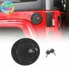 Gas Cap Locking Fuel Filler Door Cover for 2007-17 Jeep Wrangler JK & Unlimited