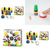 Kids Indoor Stacking Cup Challenge Toy With Plastic Material For Visual And Cognitive Skills