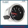 ELING 52mm (2'') Signal 0-5V Fuel Level Gauge Fuel Gauge with Red Backlight Working Volt 12V 24V for Car Boat VAN