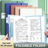 Foldable Folders A4 To A5 Folder A4 Folding Board Student Test Paper Storage Folder Organize Folder File Contract Folder