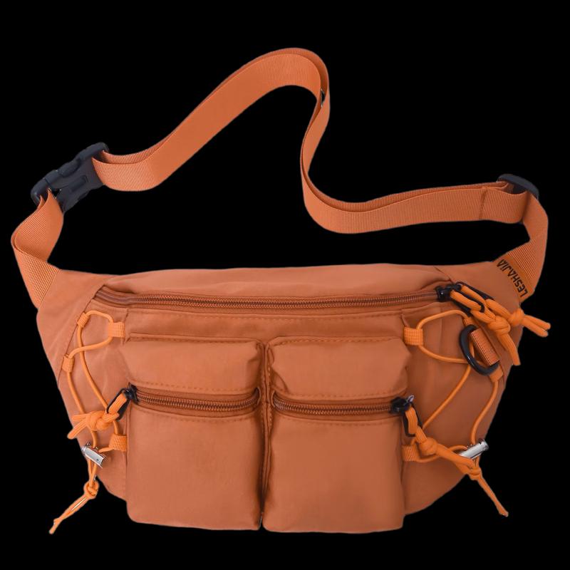 Унисекс корейский стиль многокарманная нагрудная сумка Lishen