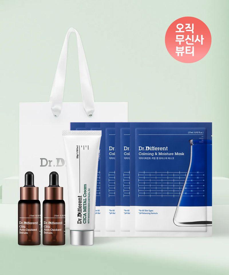 CEQ Antioxidant Serum (2-pack) + Calming Mask (1 box) + Cica Metal Cream 50g
