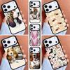 Cute Basset Hound Puppy Dog Phone Case for iPhone 16e 15 14 13 12 17 Pro Max Plus Air 17pro Cover Coque