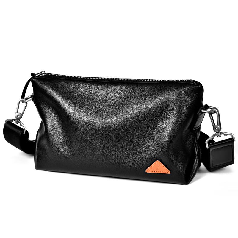 Sac bandoulière pour homme en cuir véritable Paibaojue