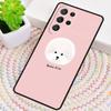 Cute Cartoon Bichon Frise Phone Case for Samsung Galaxy note 10 pro S26 Ultra S23 S24 FE S25 S21 S22 PLUS shockproof Cove