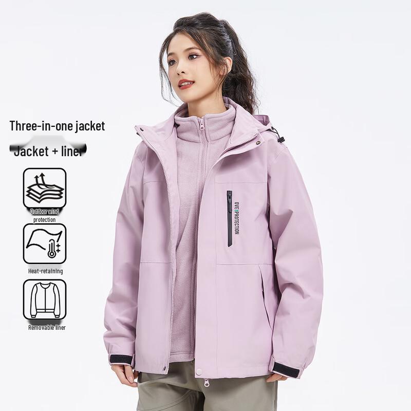 OVERPROTECTION Unisex 3-in-1 Outdoor Jacket M