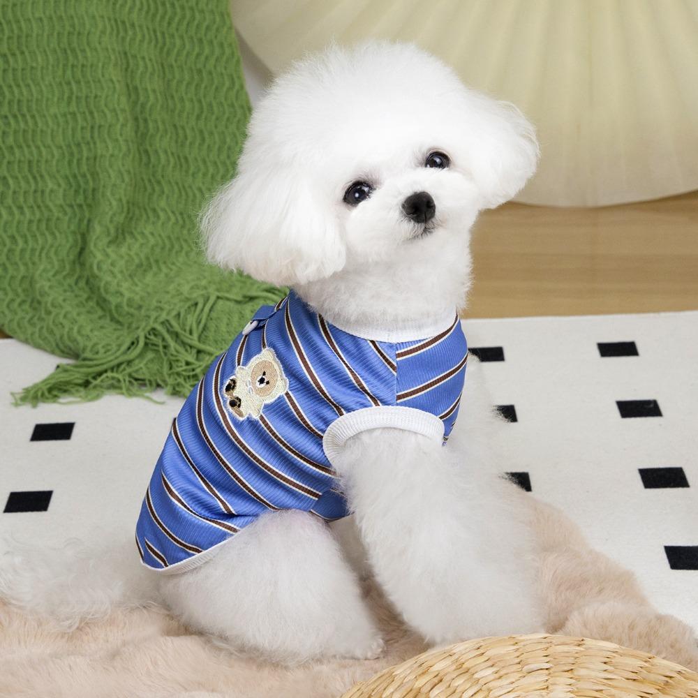 

Мультяшный полосатый костюм-жилет для собаки 2XL