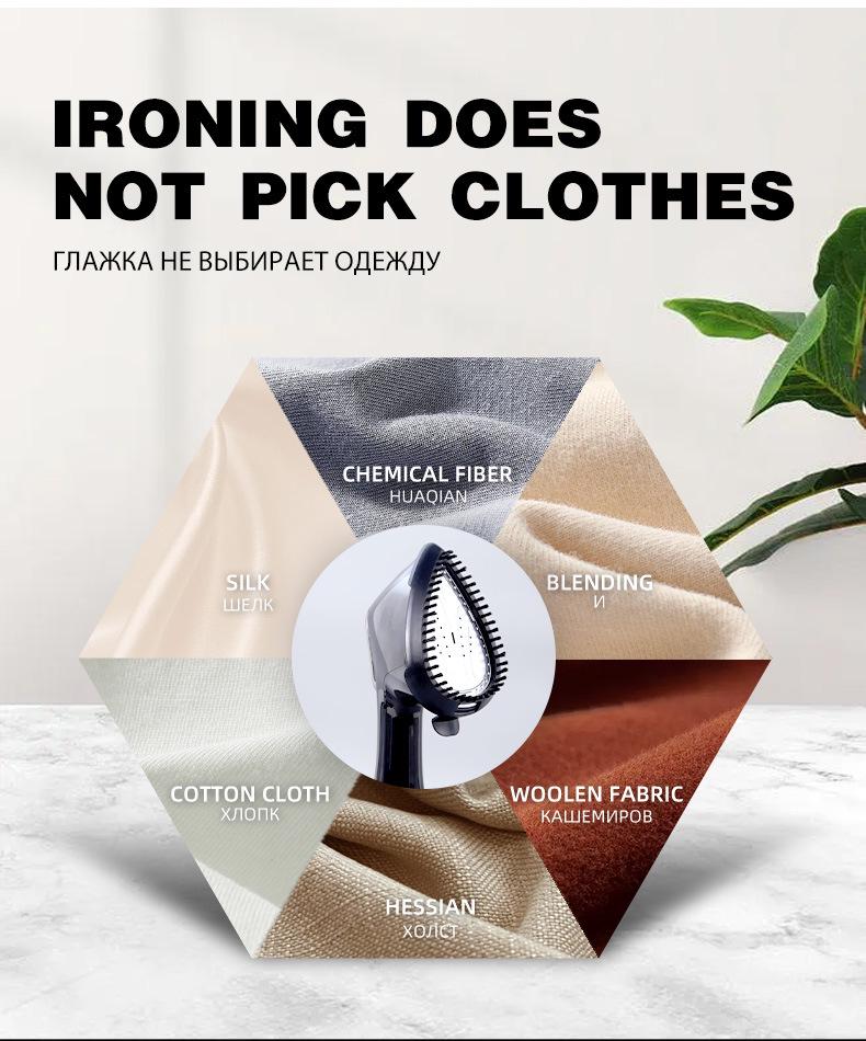 High-Power Portable Handheld Garment Steamer & Iron with Super-Strong Steam