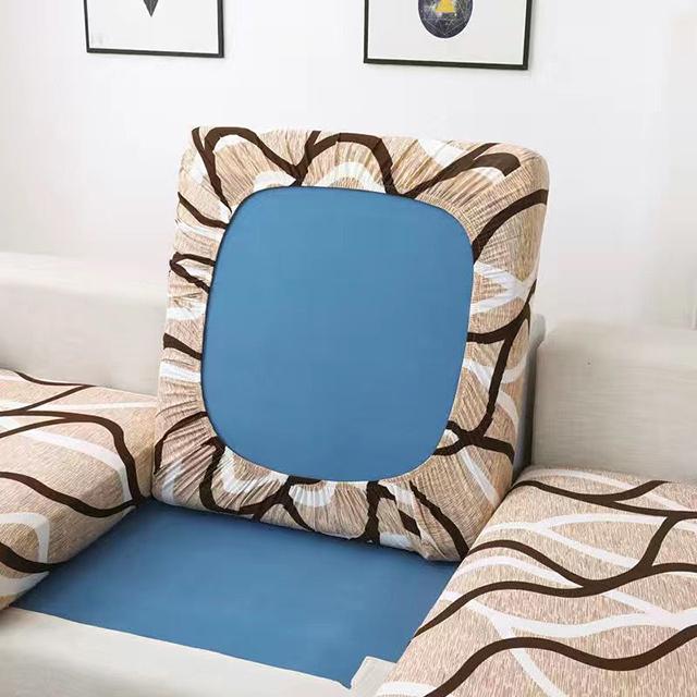 Elastic Sofa Seat Cushion Covers For Living Room Sofa Slipcovers Sectional Corner L-Shape Chair Protector Couch Cover 1234 Seat