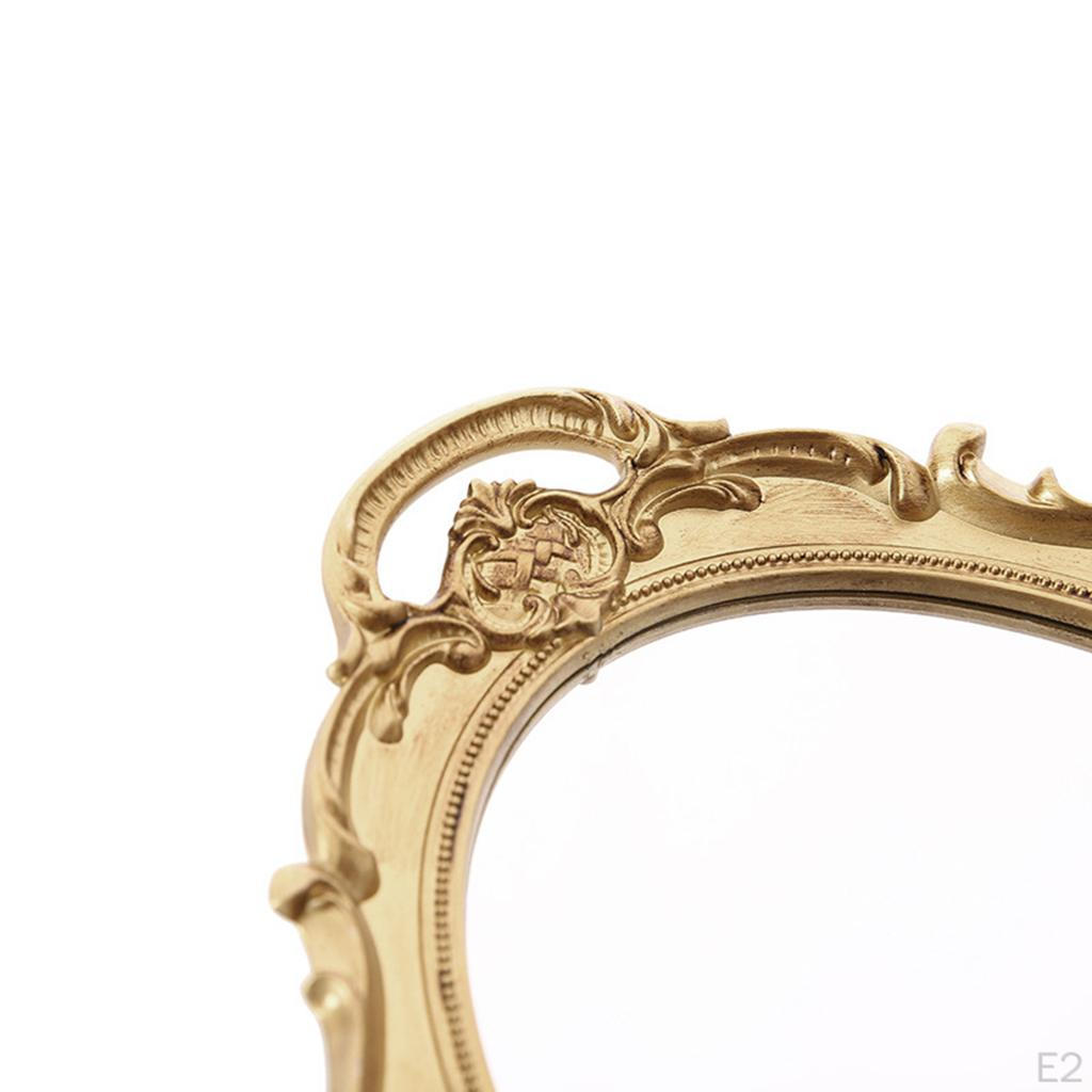 Vintage Mirrored Tray Cosmetic Vanity Jewelry Organizers Storage Serving for Wedding Home Photo