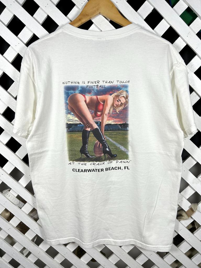 Vintage 2000 Crack of Dawn Clearwater Beach Florida Tshirt / Large