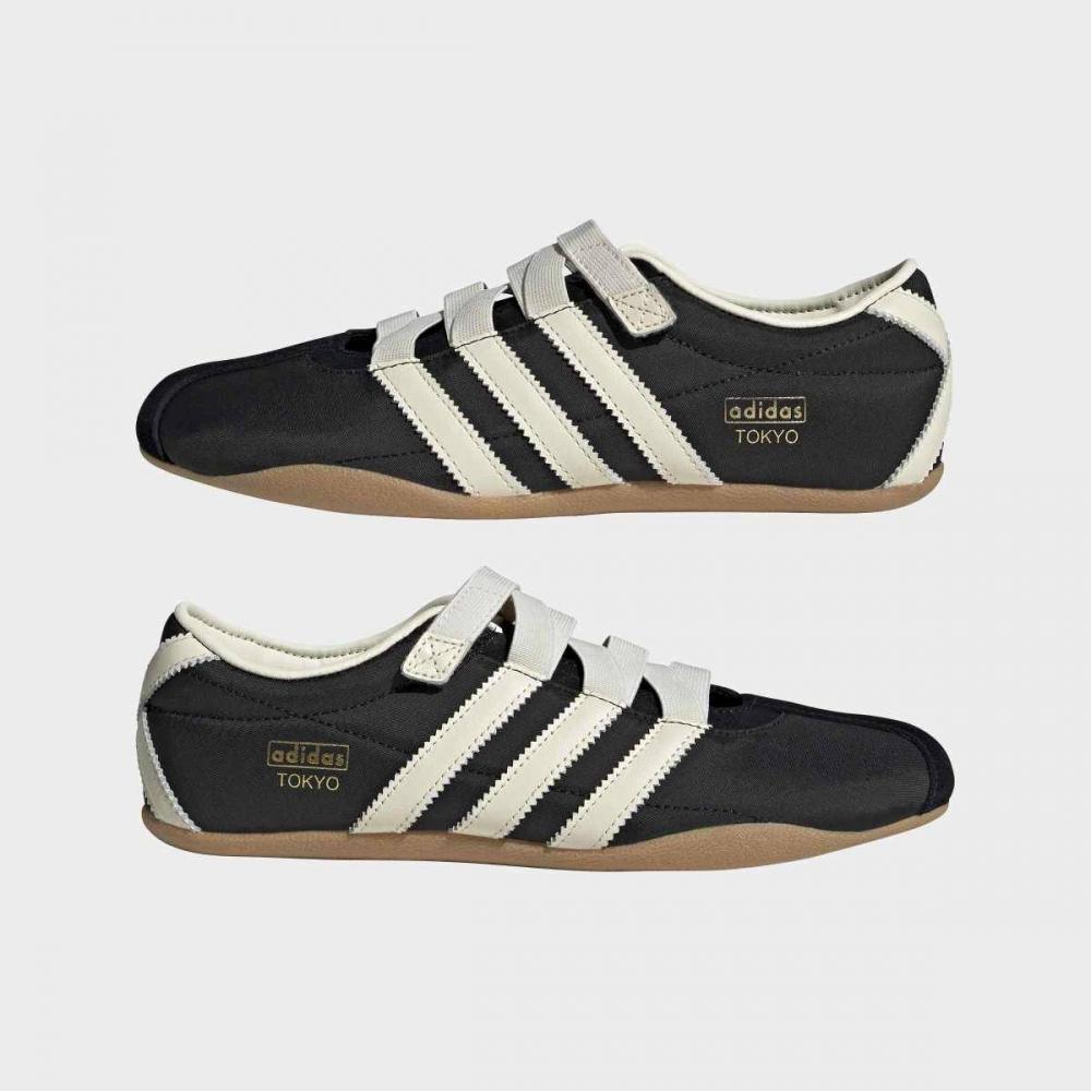 adidas Women Mary Jane Casual Sneakers Low Cut Black Jr4790