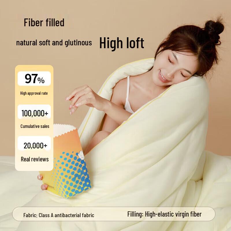 Hengyuanxiang Antibacterial Soft Polyester All-Season Quilt