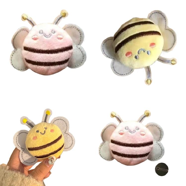 3D Cartoon Honeybee Side Pin Hair Clip Girl Hair Style Tool Antislip Hair Decors