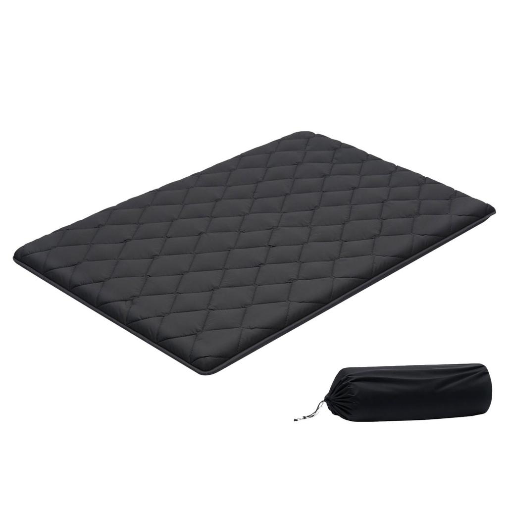 VEVOR Japanese Tatami Mat, Full Size Foldable Japanese Tatami Mattress, Futon Mattress with Storage Bag & Fastener, 9-Layer Floor Mat for Sleeping