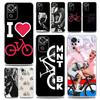 Phone Case For Xiaomi Redmi Note 15 14 13 12 4G 10 11 Pro Plus 5G 14C 13C 12C 10C 7 Clear Cover Mountain Bike Cycling Art