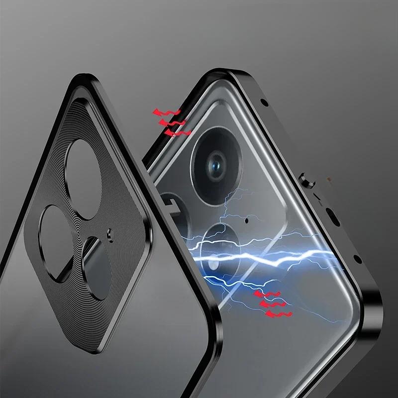 For Magsafe Magnetic Translucent Matte Case For Realme NEO 7 GT 7 Pro Metal Camera Lens Protection Back Cover For OPPO Realme GT 7 Pro