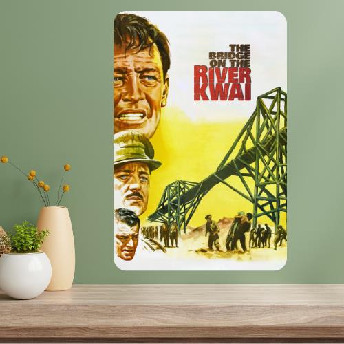 Bridge on the River Kwai Classic Movie Metal Poster Sign 20x30cm(7.8x11.8inch)