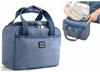 Blue Insulated Thermal Lunch Box Bag
