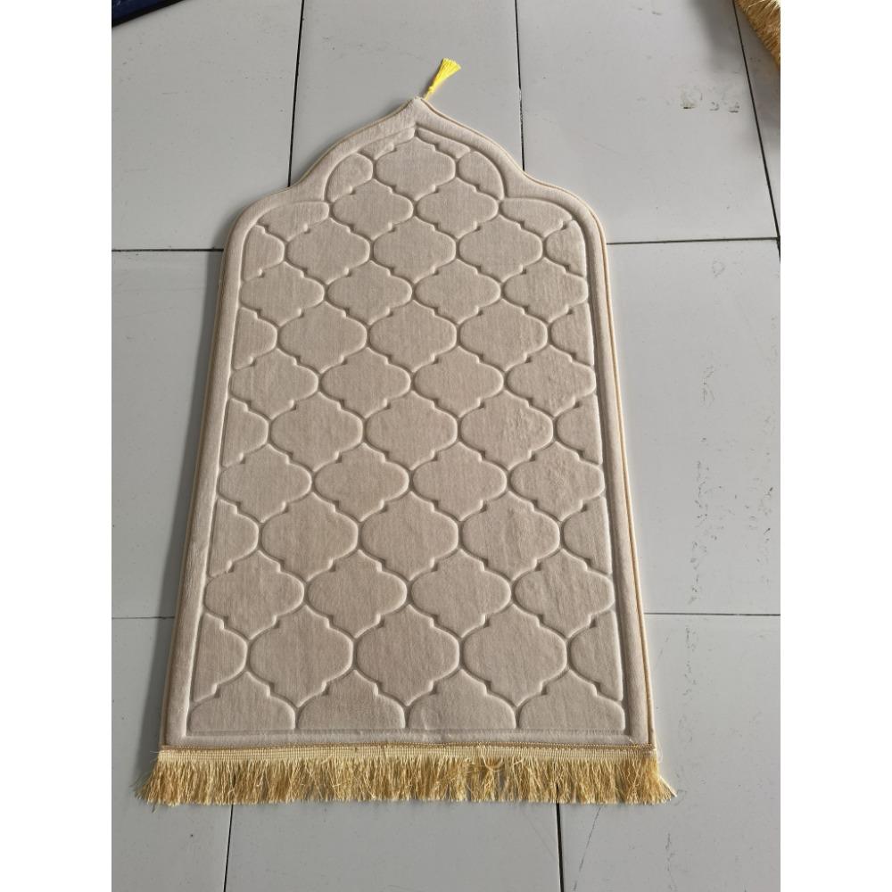 

Мусульманский молитвенный коврик, исламские турецкие молитвенные коврики, подарочный молитвенный коврик на Рамадан для женщин и мужчин, переносные фланелевые коврики, молитвенный коврик 65X110 65x110cm