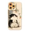 Cute pet cat iphone17promax mobile phone case 17pro silicone 17 cute Air anti-drop 16 protective case 15