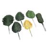 70PCS Artificial Palm Leaves 10 Kinds of Plants Simulation Tropical Plant Leaves for Hawaiian Party Decoration
