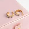 Light Luxury High-end Zircon Earless Earclip Earrings Earrings
