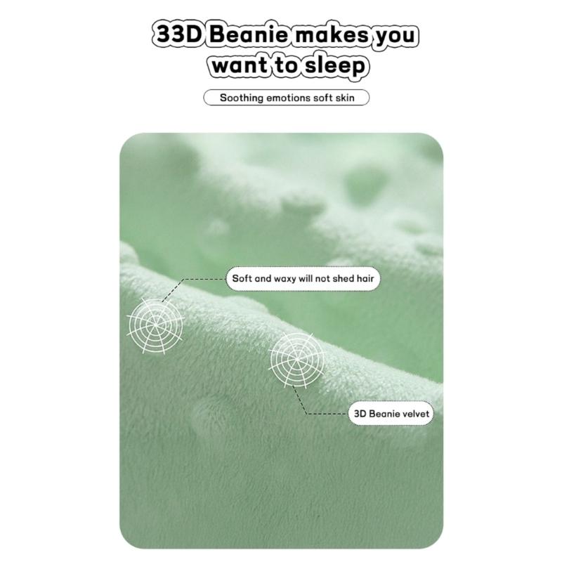 Infant Sleeping Comforter Soft & Breathable Cartoon Pacify Hand Soother with Automatic Beating for Better Sleep Quality