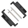 Pomya Metal Watch Band 1 Pair Watch Band Stainless Steel Watch Strap Connection Adapter for Watch Bands Adapter, Accessories, 18-22mm (Black)