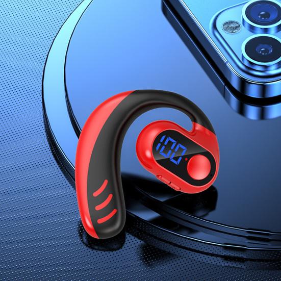 Practical Single Ear Earphone Air Conduction Quick Connect Call