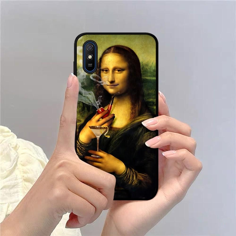 

Чехол для телефона Мона Лиза для Redmi 5 6 7 8 9 10 Plus Pro 6 7 8 9 A GO K20 K30 K40 Pro Plus F3 Fundas Redmi K40