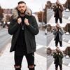 Ultra-warm Men's Winter Parka Jacket With Luxurious Faux Fur Collar